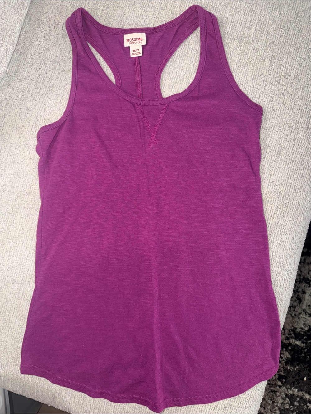 Mossimo Supply Co. Women's Magenta Racerback Tank